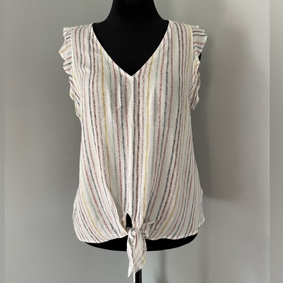 Beacon Tops - Beacon Ophelia Flutter Sleeve Top